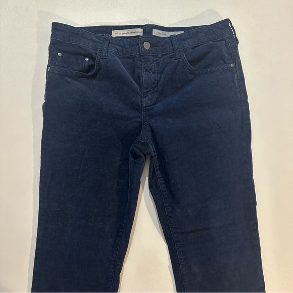 Pilcro and the Letterpress Women’s size 31 Navy Blue Corduroy Parallel Pants - Picture 8 of 11